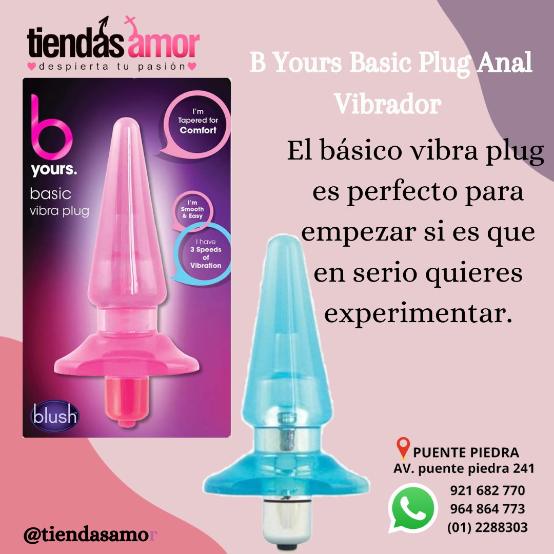 B Yours Vibra Plug básico azul